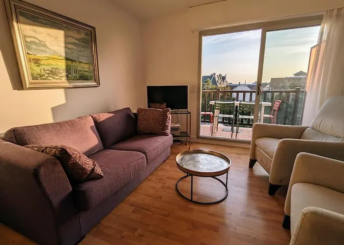 Les Sables D'or - Acces Direct Plage, Vue Mer, Terrasses, Parking Apartament Houlgate